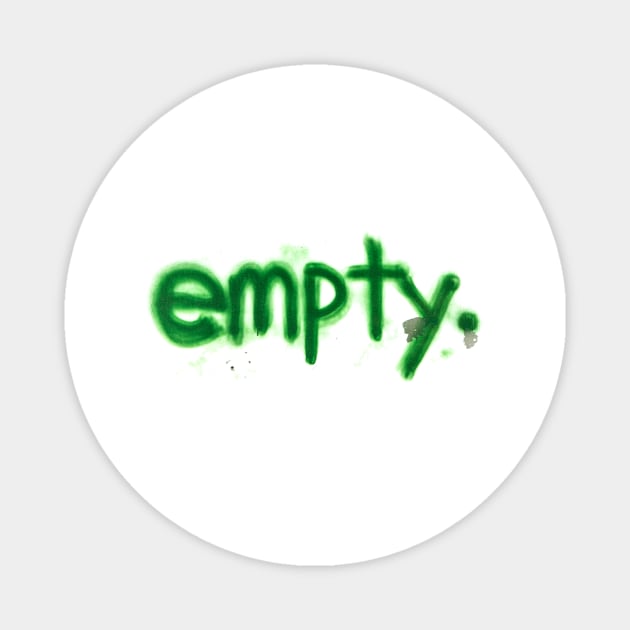 Graffiti Art Spray Paint Urban Street Word Empty Magnet by ernstc